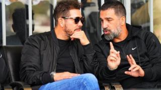 Görenler bir daha baktı! Dünyaca ünlü teknik adam Diego Simeone Eyüpspor'a geldi, Arda Turan'ı ziyaret etti 