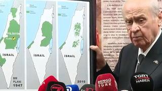 Bahçeli'den haritalı tepki! Bu dikkat çekicidir diyerek açıkladı:  Amerikalı dayılarına....
