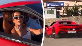 Dilan Polat kırmızı Ferrarisi ile karakola gitti! Nagihan Karadere dayanamadı