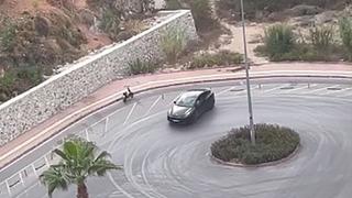 Mersin'de Tesla ile drift atan sürücüye ceza! Trafikten men edildi 