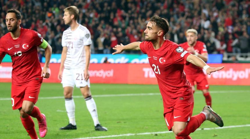 A Milli Takımımız'ın Letonya karşısında Yunus Akgün ile attığı gol VAR'dan döndü! 