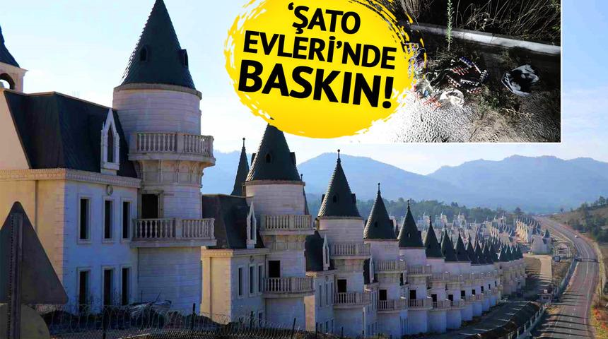 Uzun süre Türkiye'nin gündeminden düşmeyen Şato Evleri'nde suçüstü! Yıllardır boş duruyordu... İhbar üzerine ekipler harekete geçti