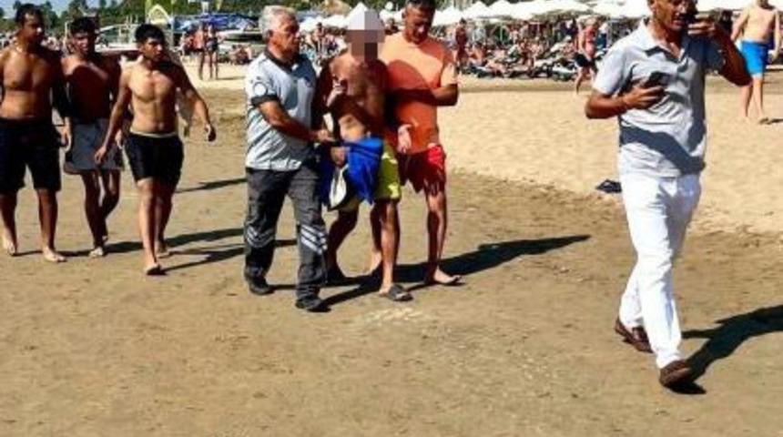 Sahilde Alman turiste taciz ş&uuml;phelisi tutuklandı