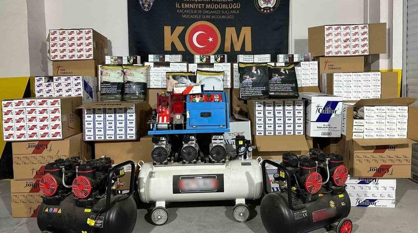 Kaçak sigara bulunduran şahsa polis işlem yaptı