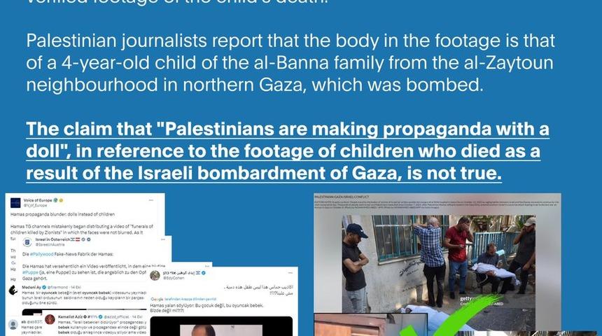 Dezenformasyonla Mücadele Merkezi'nden 'Filistin' özel bülteni! Gerçekler tek tek açıklandı