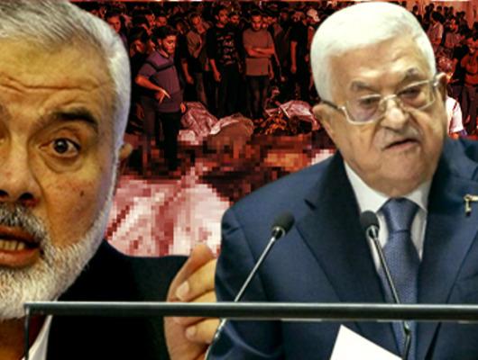 Mahmud Abbas ve Hamas lideri Heniyye'den hastane katliamı sonrası ilk açıklamalar