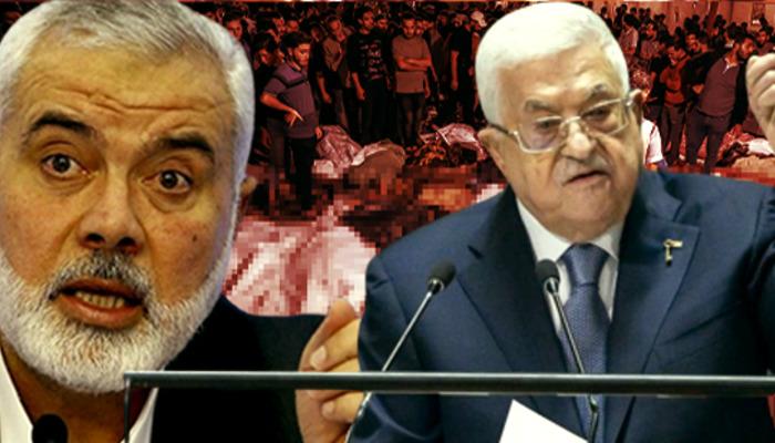Mahmud Abbas ve Hamas lideri Heniyye'den hastane katliamı sonrası ilk açıklamalar