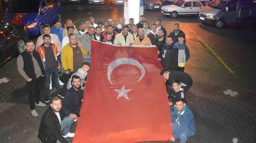 Ordu’da İsrail saldırılarına konvoylu tepki