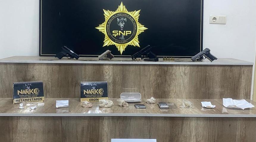 Şanlıurfa'da uyuşturucu operasyonunda 4 şüpheli gözaltına alındı