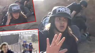 Korku dolu anlar! Türk gazetecilerin yanına roket düştü: O kadar yakınımıza düştü ki...