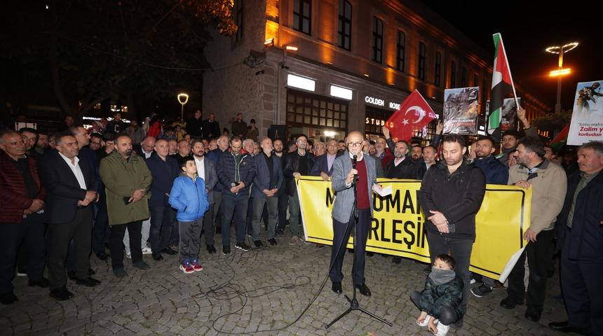 Trabzon Sivil İnsiyatifi'nden İsrail'in Gazze'deki saldırılarına tepki