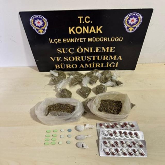 İzmir'de uyuşturucu operasyonunda yakalanan 4 kişi tutuklandı