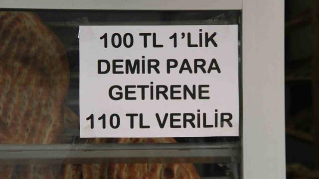 100 lira bozuk para getirene 110 TL veriyor! İlanı gören şaştı kaldı...