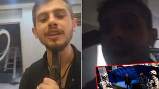 Youtuber canlı yayında intihar girişiminde bulundu! Çenesine silah dayayıp...