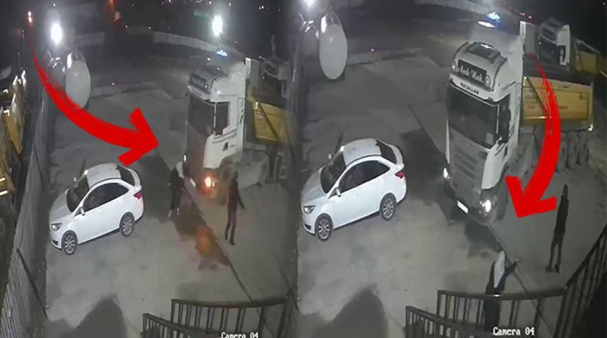 Polis ve bekçileri ağır yaralamıştı! Hafriyat kamyonu dehşetinde yeni görüntü