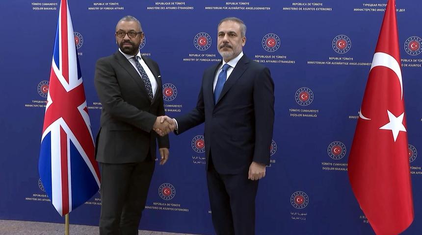 Bakan Fidan'dan kritik temas! İngiliz mevkidaşı Cleverly ile görüştü