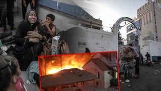 İsrail Gazze'deki Kudüs Hastanesi'ni hedef gösterdi! İçerisinde 12 bin kişi bulunuyor...