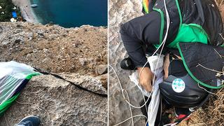 Fethiye’de kayalıklara düşen İngiliz paraşüt pilotundan kahreden haber!