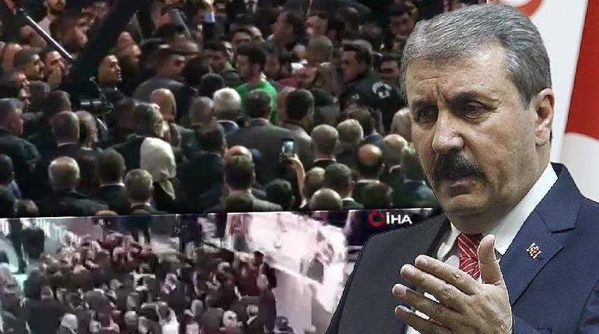 Büyük Kurultay'da kavga: Ortalık karıştı, polis müdahale etti! Büyük Birlik Partisi'nde gergin gün