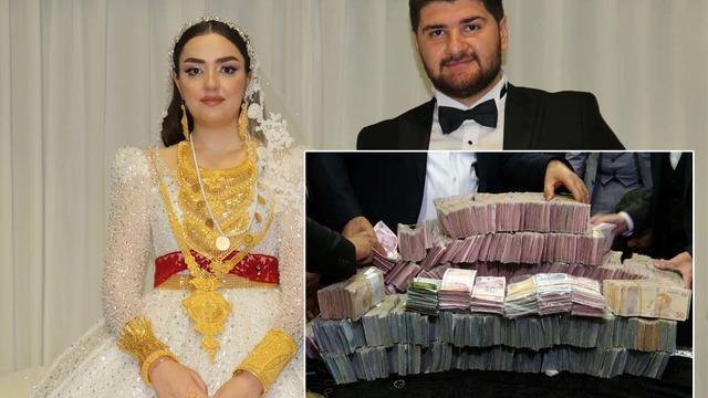 Takı töreni 6 saat sürdü! 'Rekor oldu' 10 bin kişilik düğün: Damada 10 milyon TL, geline kilolarca altın...
