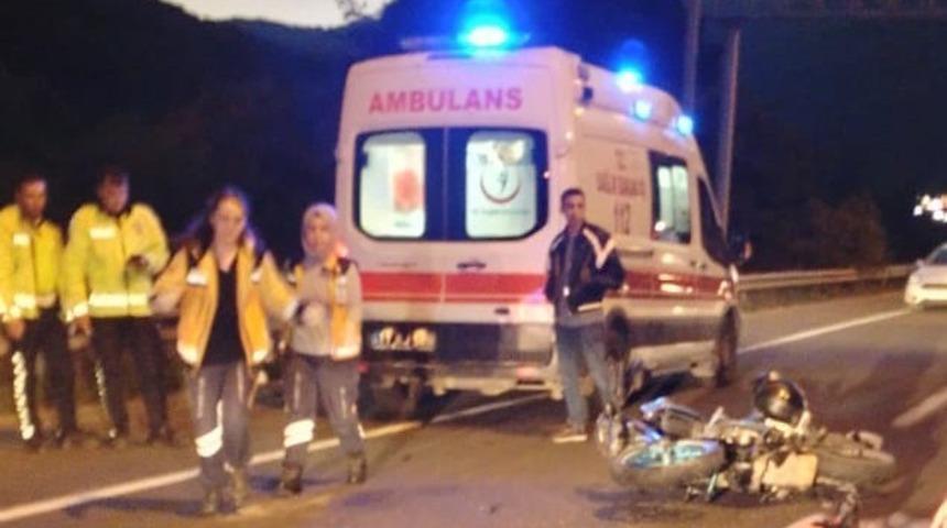 Bozüyük’te kaza yapan motosiklet sürücüsü hayatını kaybetti