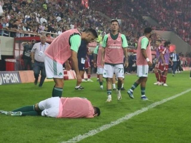 Yunanistan'da Olympiakos ile Panathinaikos maçında ortalık karıştı! Dev derbi yarıda kaldı