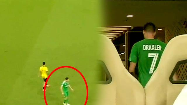 Sosyal medya, Julian Draxler'in bu hareketini konuşuyor! Bir anda sebepsizce sahayı terk etti ve...