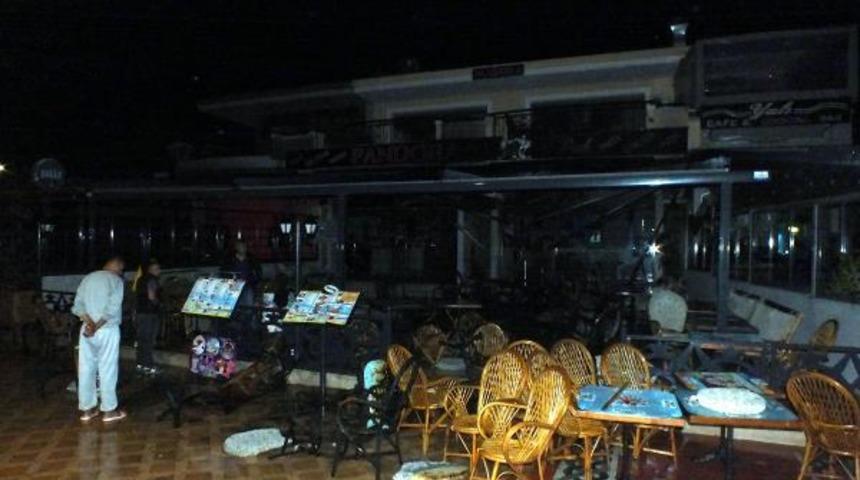 Marmaris'te restoran kundaklandı