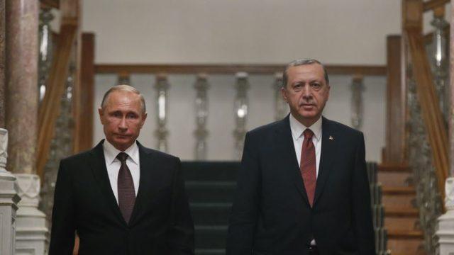 Erdogan Putin İle Suriye Krizini Görüştü