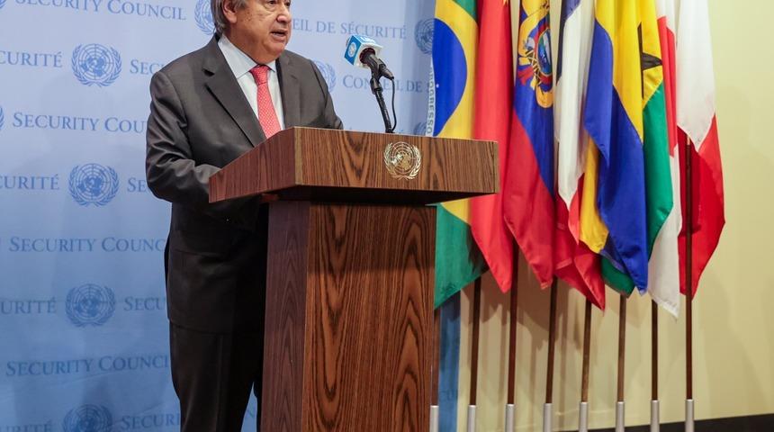 BM Genel Sekreteri Guterres'ten İsrail heyetine tepki: Yanlış yorumlanması karşısında şoke oldum