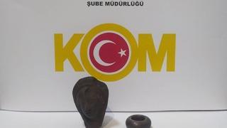 Ardahan'da tarihi eser operasyonunda 2 zanlı gözaltına alındı