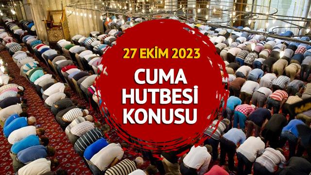 Cuma hutbesi açıklandı! Diyanet'ten Cumhuriyet Bayramı temalı cuma hutbesi: Vatan Millet Sevdasıyla Nice Yüzyıllara