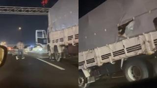 Yer: Başakşehir! Kaçak göçmenler, polisten böyle kaçmaya çalıştı