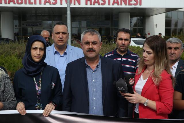 Kayseri ve Niğde'de sağlık çalışanları İsrail'i protesto etti