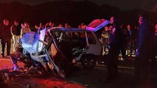 Konya'da iki otomobilin çarpıştığı kazada 1 kişi öldü, 3 kişi yaralandı