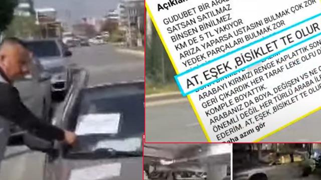 Yer: Antalya! Otomobilini satmak için verdiği ilan gündem oldu: 'Gudubet bir araba'