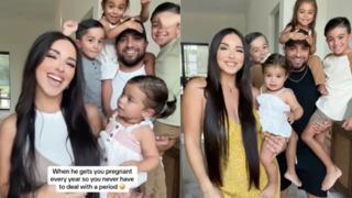 Aile hayatını sosyal medyadan paylaştı! İtirafı gündem yarattı... 2014'ten bu yana her yıl hamile kalıyorum