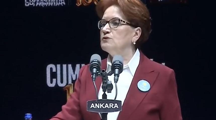 Son dakika | Muhalefete de iktidara da sert yüklendi! Akşener: "Bizim iktidarımızda hepsi rezil rüsva olacak"