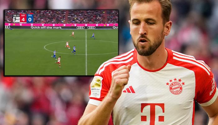 Bayern Münih dinlene dinlene gol attı! 37 dakikada rakip kaleye 8 gol atan Alman devinde Harry Kane’in golü şimdiden Puskas’a aday…