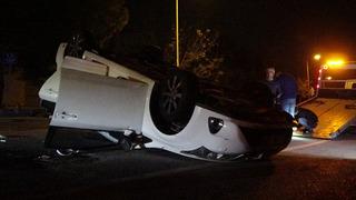 Trafik kazası geçiren eşinin yanına giderken kaza yaptı! 5 kişi yaralandı