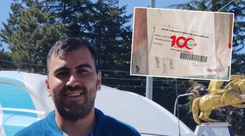 Yazdığı mektup, 21 yıl sonra oğluna ulaştı: "Elime ge&ccedil;ince &ccedil;ok şaşırdım"