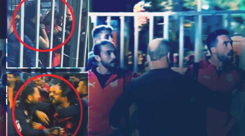 Son dakika: Pendiksporlu futbolcular Halil Akbunar ile İbrahim Akdağ, polisle tartıştı! Taraftara ters kelepçe takılınca...