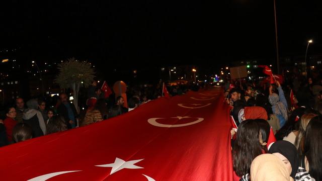 Amasya'da Cumhuriyet'in 100. yılı fener alayı ile kutlandı