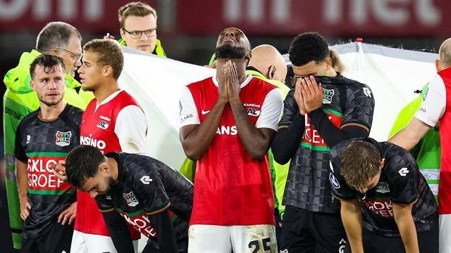 Hollanda Ligi'nde korkutan olay! Golünü attı, kalp krizi geçirdi... Maçın ertelendiği duyuruldu