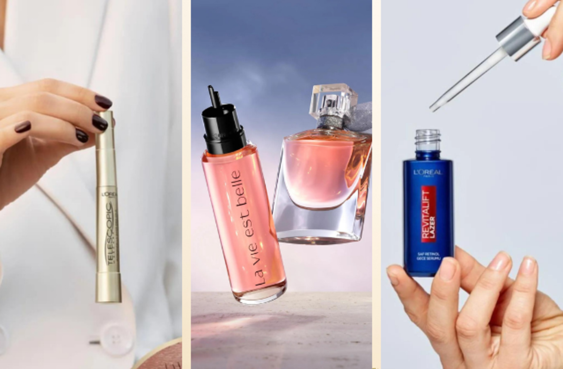 Dünyaca ünlü kozmetik markaları L'Oreal Paris ve Lancome'da indirim zamanı