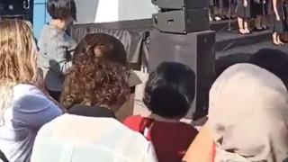 Cumhuriyet Bayramı törenindeki sözleri sosyal medyaya yansıyan öğretmen gözaltına alındı