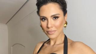 Şükran Ovalı iddialı pozlarıyla dikkat çekti! Eşi Caner Erkin'den yorum gecikmedi