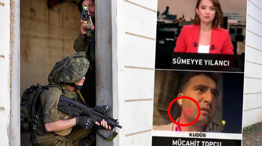 Türk gazeteciye İsrail askerlerinden canlı yayında şok tehdit! Tüfeklerindeki lazerle hedef aldılar…