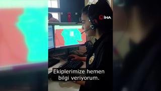 Engelli kadının 112 Acil'den isteği duygulandırdı! 'Ne olur bana bayrak getirin'