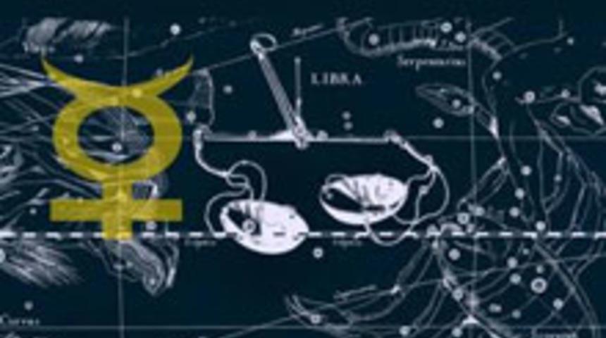 Merk&uuml;r Terazi Burcunda